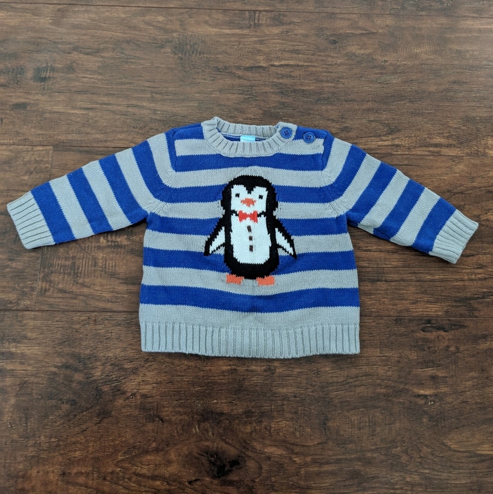 *Sold* Old Navy little boys penguin sweater